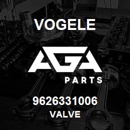 9626331006 Vogele VALVE | AGA Parts