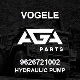 9626721002 Vogele HYDRAULIC PUMP | AGA Parts