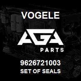 9626721003 Vogele SET OF SEALS | AGA Parts