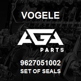 9627051002 Vogele SET OF SEALS | AGA Parts