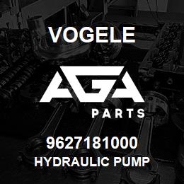 9627181000 Vogele HYDRAULIC PUMP | AGA Parts