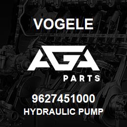 9627451000 Vogele HYDRAULIC PUMP | AGA Parts