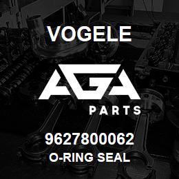 9627800062 Vogele O-RING SEAL | AGA Parts