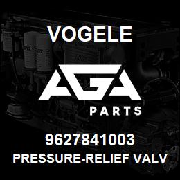 9627841003 Vogele PRESSURE-RELIEF VALVE | AGA Parts