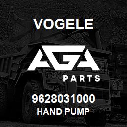 9628031000 Vogele HAND PUMP | AGA Parts