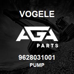 9628031001 Vogele PUMP | AGA Parts