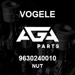 9630240010 Vogele NUT | AGA Parts