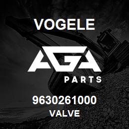 9630261000 Vogele VALVE | AGA Parts