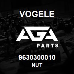 9630300010 Vogele NUT | AGA Parts