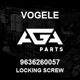 9636260057 Vogele LOCKING SCREW | AGA Parts