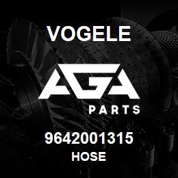 9642001315 Vogele HOSE | AGA Parts