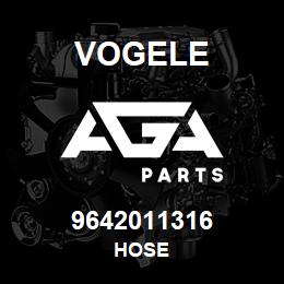 9642011316 Vogele HOSE | AGA Parts