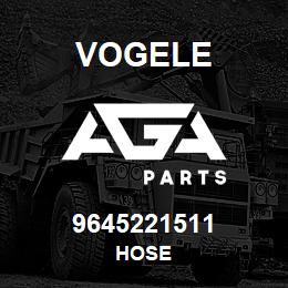 9645221511 Vogele HOSE | AGA Parts