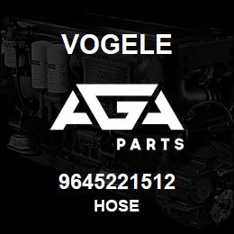 9645221512 Vogele HOSE | AGA Parts