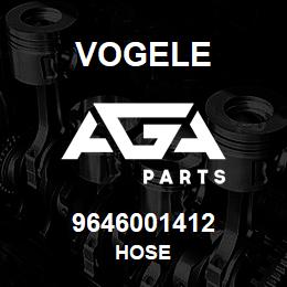 9646001412 Vogele HOSE | AGA Parts