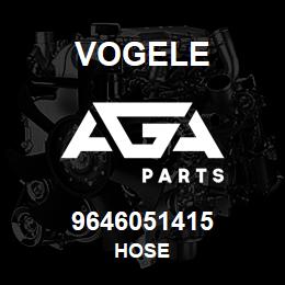 9646051415 Vogele HOSE | AGA Parts