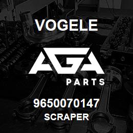 9650070147 Vogele SCRAPER | AGA Parts