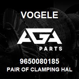 9650080185 Vogele PAIR OF CLAMPING HALVES | AGA Parts