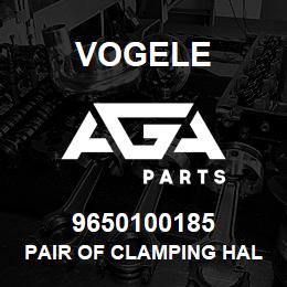 9650100185 Vogele PAIR OF CLAMPING HALVES | AGA Parts