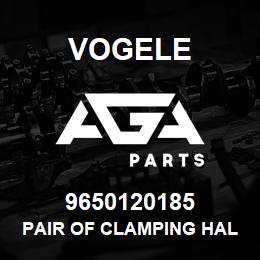 9650120185 Vogele PAIR OF CLAMPING HALVES | AGA Parts