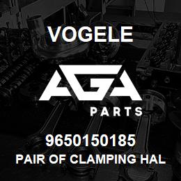 9650150185 Vogele PAIR OF CLAMPING HALVES | AGA Parts