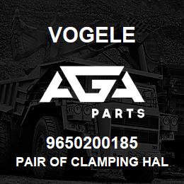 9650200185 Vogele PAIR OF CLAMPING HALVES | AGA Parts