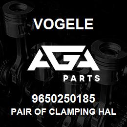 9650250185 Vogele PAIR OF CLAMPING HALVES | AGA Parts