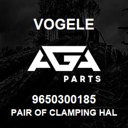 9650300185 Vogele PAIR OF CLAMPING HALVES | AGA Parts