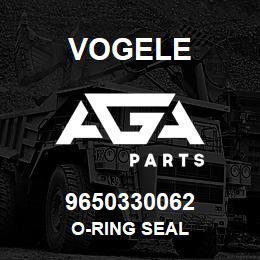 9650330062 Vogele O-RING SEAL | AGA Parts