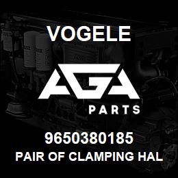 9650380185 Vogele PAIR OF CLAMPING HALVES | AGA Parts