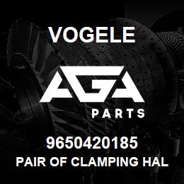 9650420185 Vogele PAIR OF CLAMPING HALVES | AGA Parts