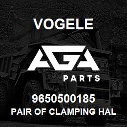 9650500185 Vogele PAIR OF CLAMPING HALVES | AGA Parts