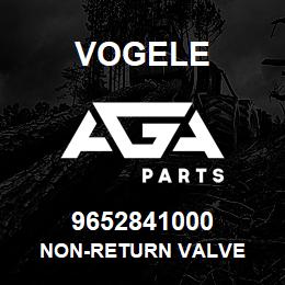 9652841000 Vogele NON-RETURN VALVE | AGA Parts