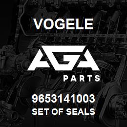 9653141003 Vogele SET OF SEALS | AGA Parts