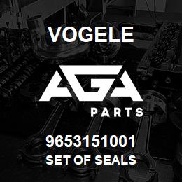 9653151001 Vogele SET OF SEALS | AGA Parts