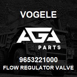 9653221000 Vogele FLOW REGULATOR VALVE | AGA Parts