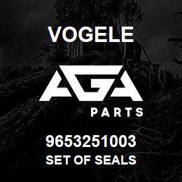 9653251003 Vogele SET OF SEALS | AGA Parts