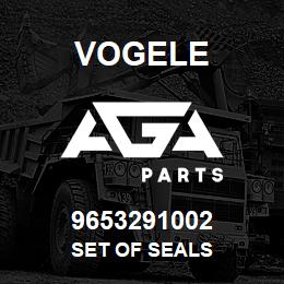 9653291002 Vogele SET OF SEALS | AGA Parts