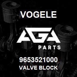 9653521000 Vogele VALVE BLOCK | AGA Parts