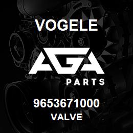 9653671000 Vogele VALVE | AGA Parts