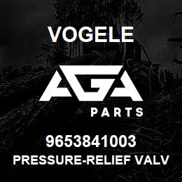 9653841003 Vogele PRESSURE-RELIEF VALVE | AGA Parts