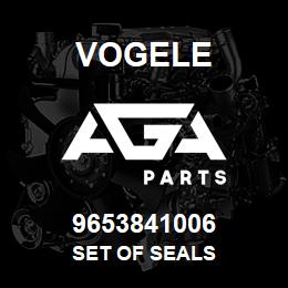 9653841006 Vogele SET OF SEALS | AGA Parts