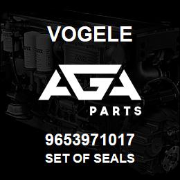 9653971017 Vogele SET OF SEALS | AGA Parts