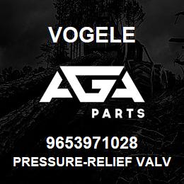 9653971028 Vogele PRESSURE-RELIEF VALVE | AGA Parts