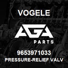 9653971033 Vogele PRESSURE-RELIEF VALVE | AGA Parts