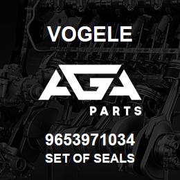 9653971034 Vogele SET OF SEALS | AGA Parts