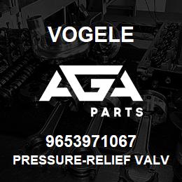 9653971067 Vogele PRESSURE-RELIEF VALVE | AGA Parts