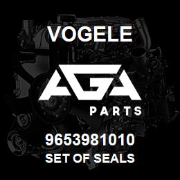 9653981010 Vogele SET OF SEALS | AGA Parts