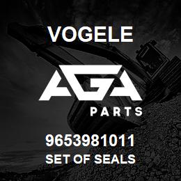 9653981011 Vogele SET OF SEALS | AGA Parts