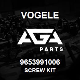 9653991006 Vogele SCREW KIT | AGA Parts